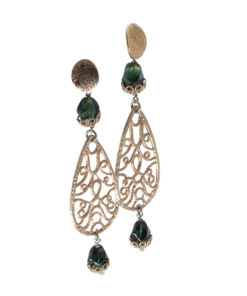 Orecchini in argento rosato