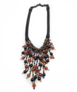 Collana agata multicolor