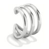 Mono orecchino Ear Cuff acciaio Liu Jo