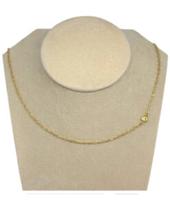 collana zodiaco positivo Gemelli argento dorato Caramella