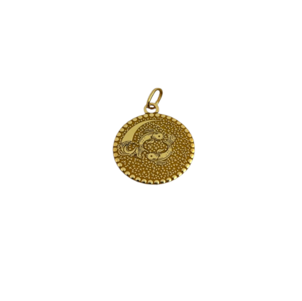 Ciondolo zodiaco positivo pesci argento dorato caramella gioielli Ciondolo zodiaco positivo pesci argento dorato caramella gioielli