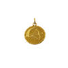 Ciondolo zodiaco positivo sagittario argento dorato caramella gioielli
