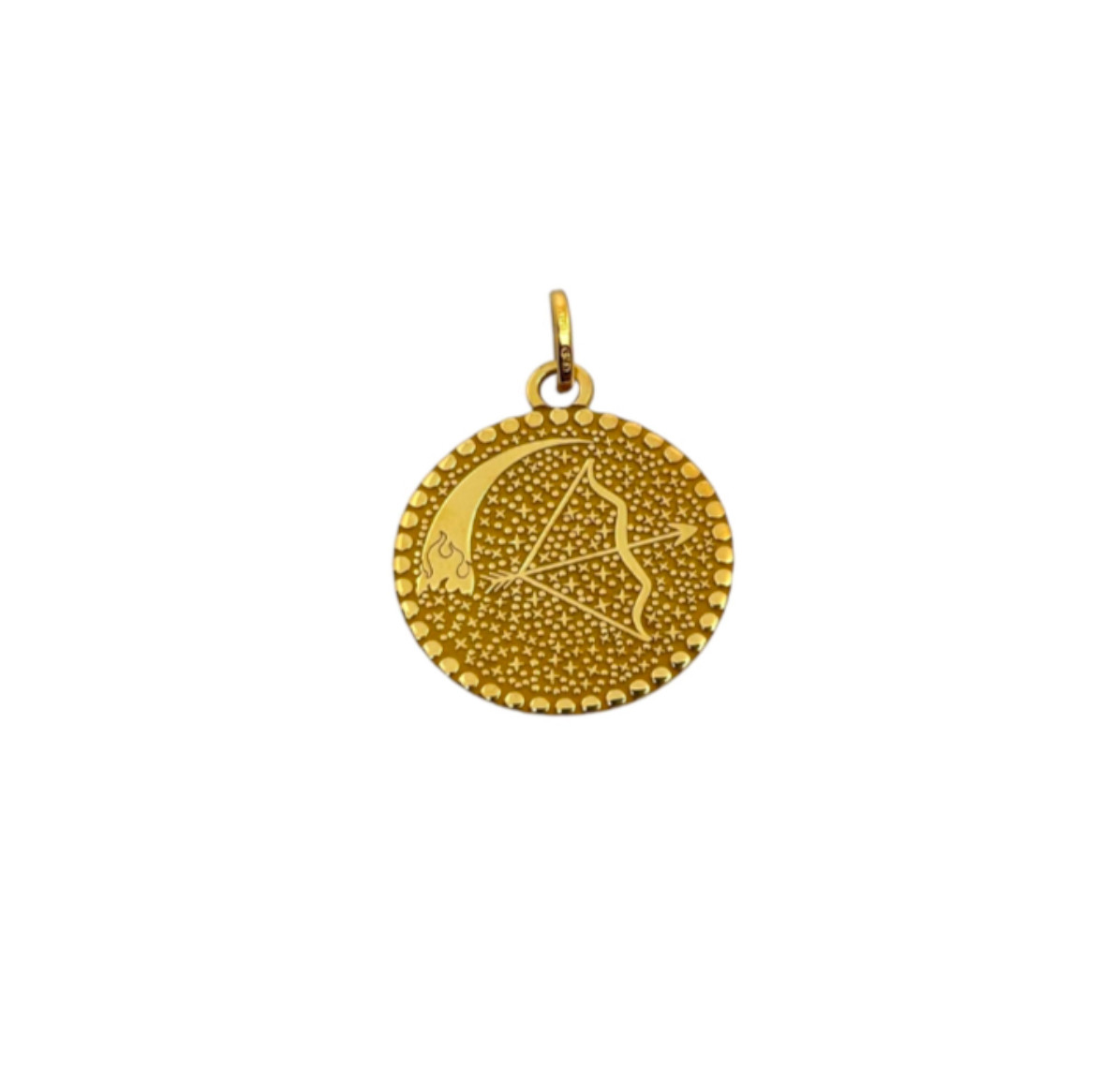 Ciondolo zodiaco positivo sagittario argento dorato caramella gioielli Ciondolo zodiaco positivo sagittario argento dorato caramella gioielli