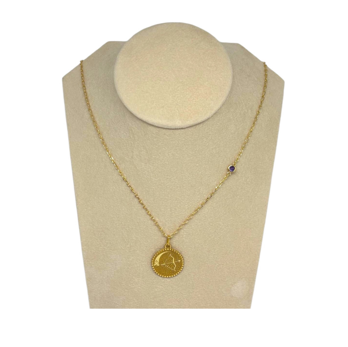 Collana + ciondolo scorpione sagittario argento dorato caramella gioielli Collana + ciondolo scorpione sagittario argento dorato caramella gioielli